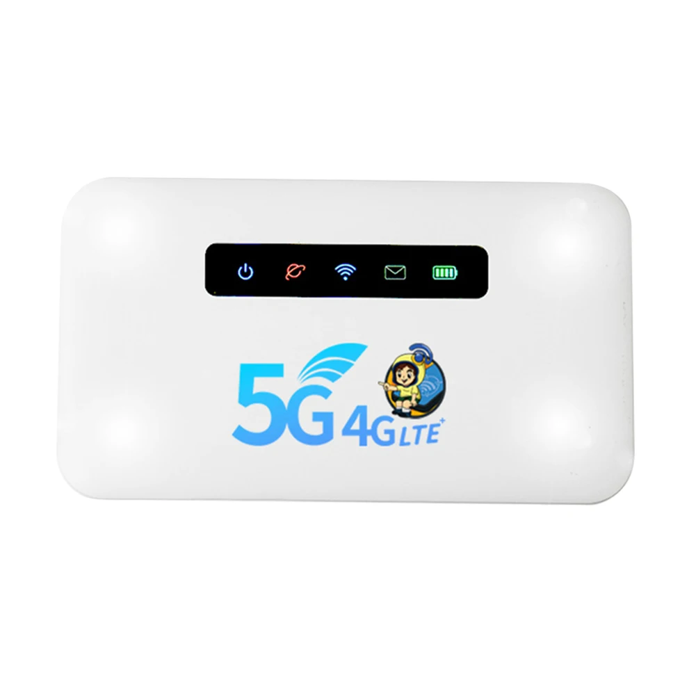 

Mobile WiFi Hotspot Portable 4G Wireless Router CAT4 150Mbps 2600mAh Battery with SIM Card Slot for Outdoor Travel