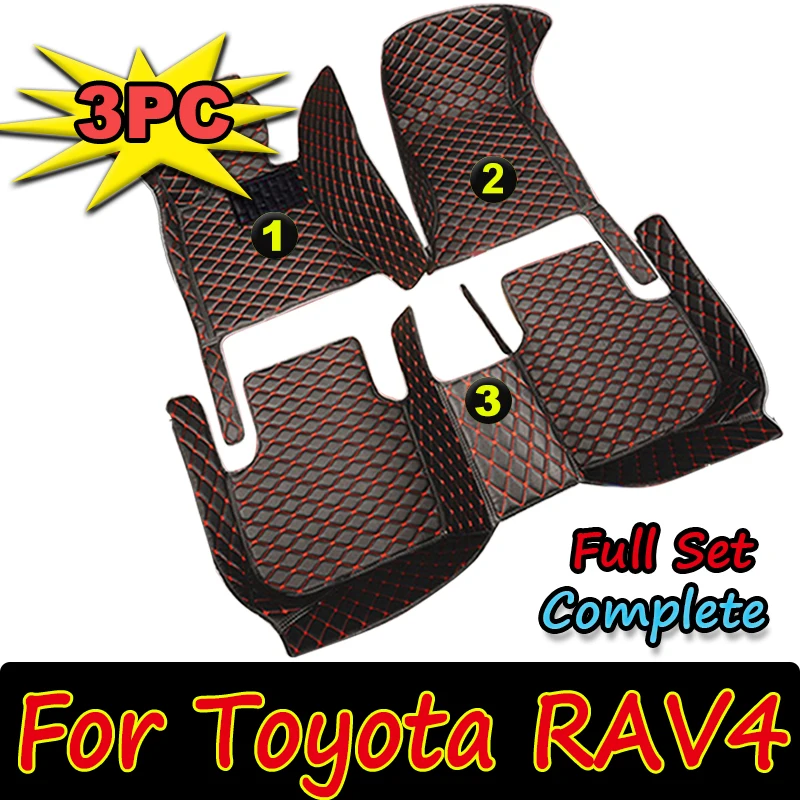 

Автомобильные коврики для Toyota RAV4 Vanguard XA30 2006 ~ 2012, автомобильные прочные коврики, роскошный кожаный коврик, коврик для защиты от грязи, автомобильные аксессуары