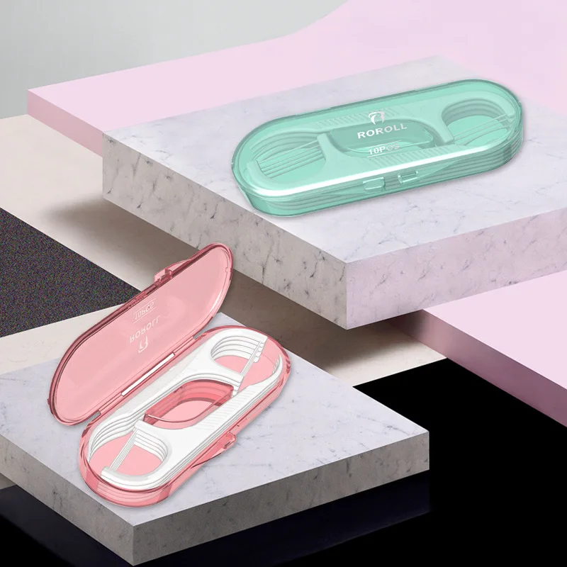 20 Pezzi Carry-On Box Filo Interdentale Stick Stuzzicadenti Usa E Getta Filo Interdentale Stick 7.5 Cm Denti Pulizia Dei Denti Igiene Orale