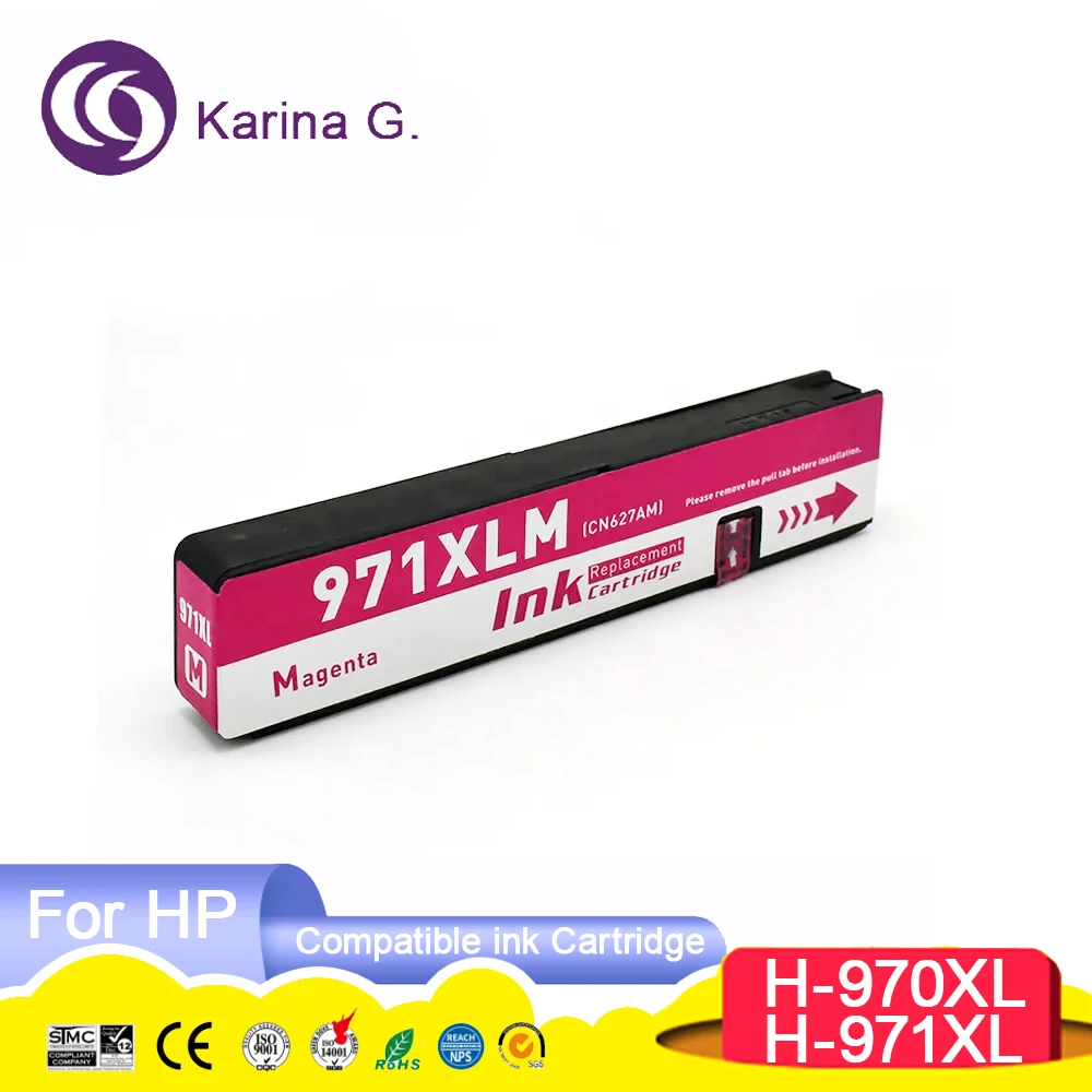 970 970XL 971 971XL Premium Color Compatible Inkjet Ink Cartridge For 970 for  O