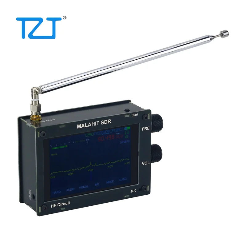 TZT Hifi Audio 50KHz-2GHZ Malachite SDR DSP SDR Receiver Radio