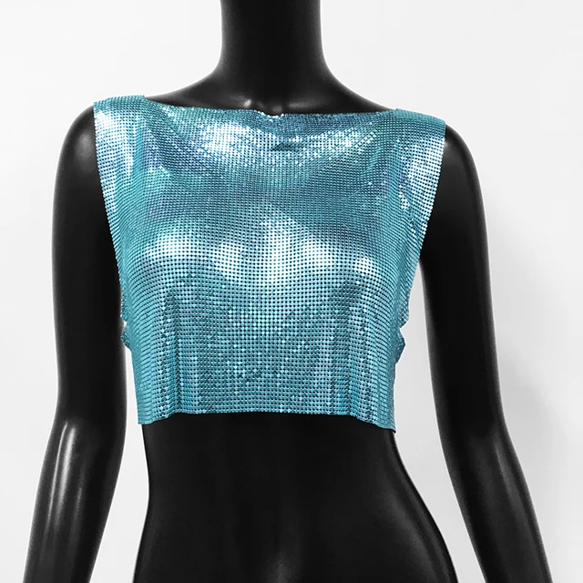Chain Mail Effect Crop Top 35