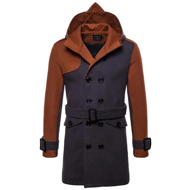 

Assassin Jacket Men Winter Coat Thick Wool Long Style Cosplay