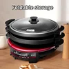 220V Multifunctional Electric Cookers,split Type Non-stick Pans for Match with Three Types of Pots Stir Fry, Stew, and Boil 2