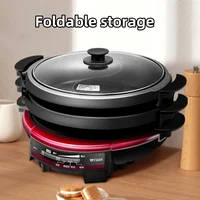 220V Multifunctional Electric Cookers,split Type Non-stick Pans for Match with Three Types of Pots Stir Fry, Stew, and Boil 2