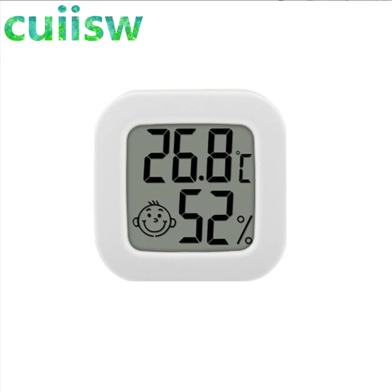 Digital Thermometer Mini LCD Digital Thermometer Hygrometer Indoor Room Electronic Temperature Humidity Meter Sensor Gauge Weather Station for Home