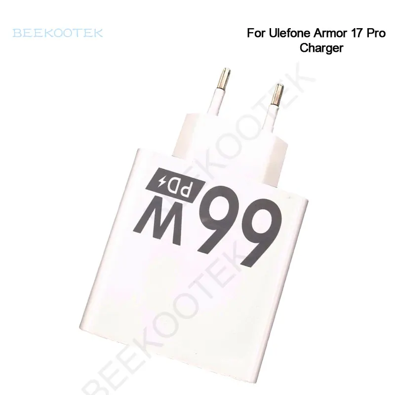 Ulefone 아머 17 프로 휴대폰 충전기, 공식 고속 충전 어댑터, USB 케이블 데이터 라인, 신제품, 66W
