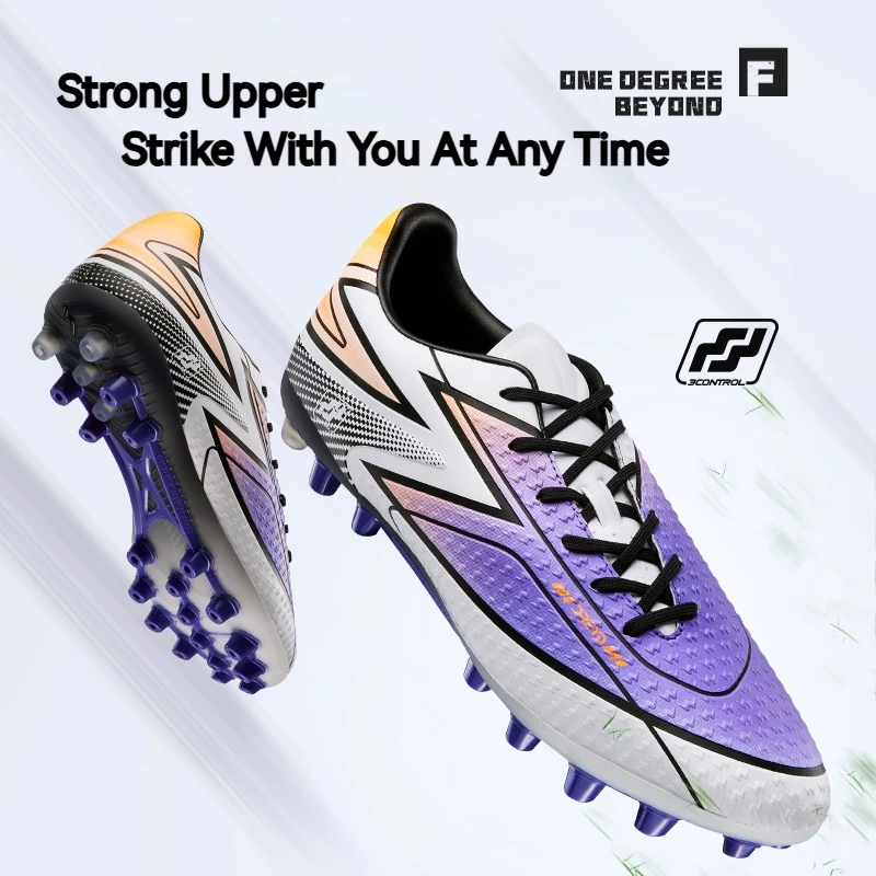 361 Degrees Men Soccer Shoes AG Youth Training Football Boot Comfortable Outdoor Non-slip Turf Sneakers Chuteira Campo 672417902