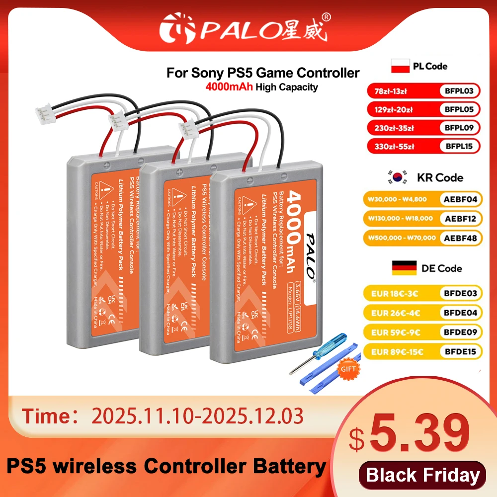 PALOHighCapacity4000mAhRechargeableBatteryforSonyPS5Playstation5LIP1708DualSenseGameController-AliExpress44