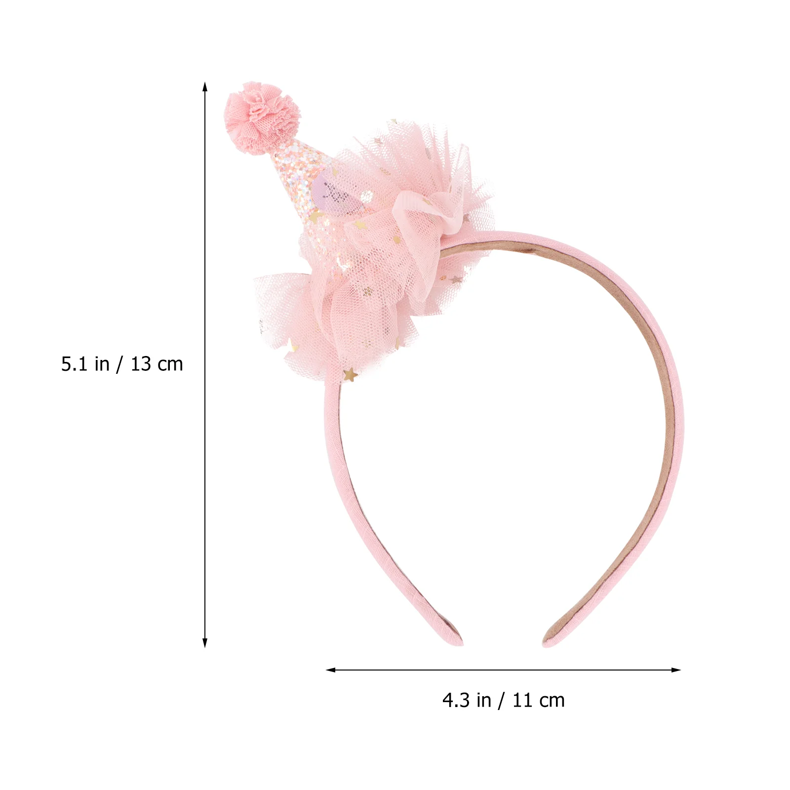 Party Hat Birthday Headband Set Unicorn Headband Headband Birthday Hat Headdress Decor Party Props Hair Decoration Headwear Clasp Hoop