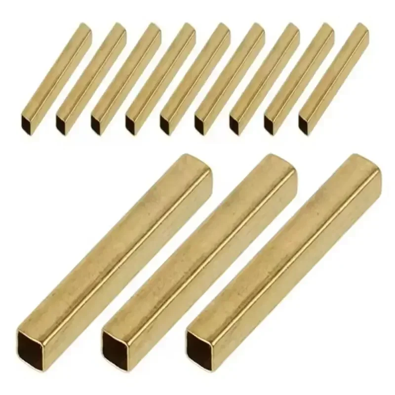 Brass Square Tube Hollow, 6-20mm, Multiple Lengths, Craft & DIY Supplies