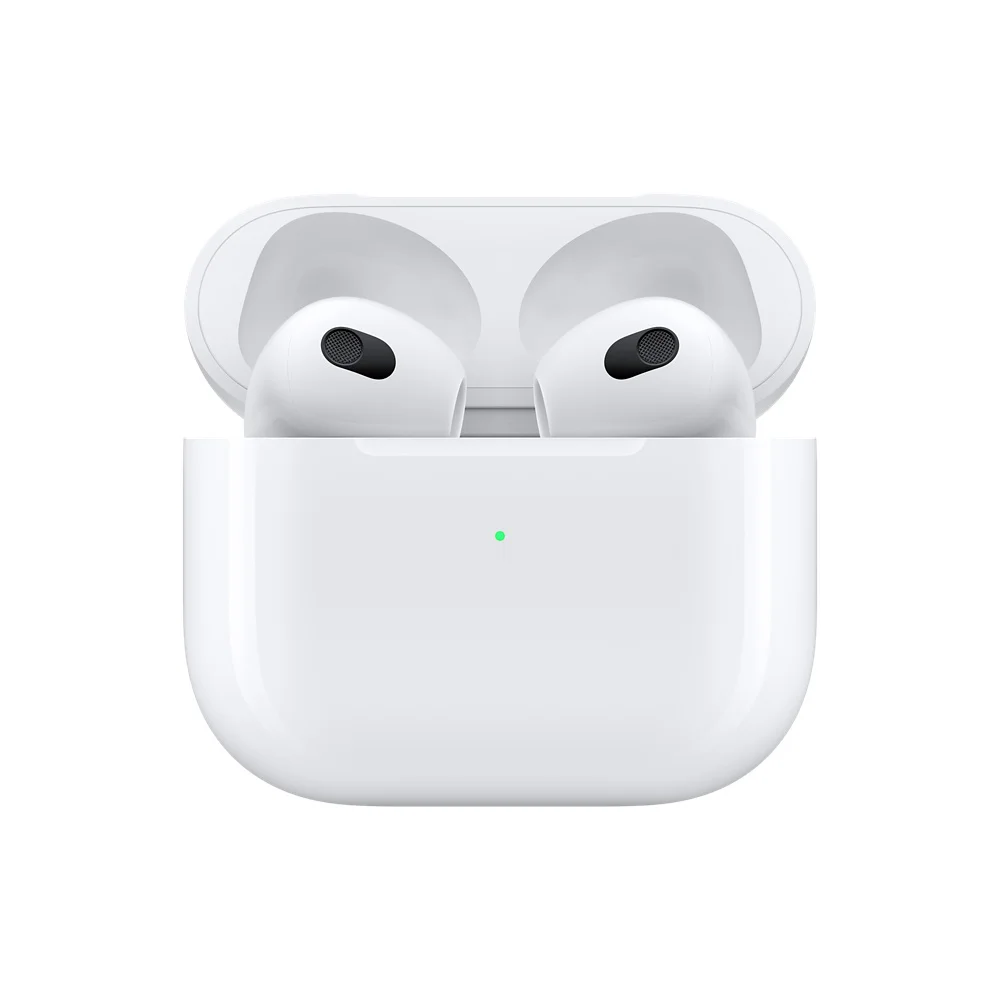 Apple-Écouteurs sans fil Bluetooth AirPods 3, EQ adaptatif, puce d'écouteur H1, audio spatial, suivi de la tête dynamique, nouveau, original 4
