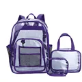 Purple three-piece set