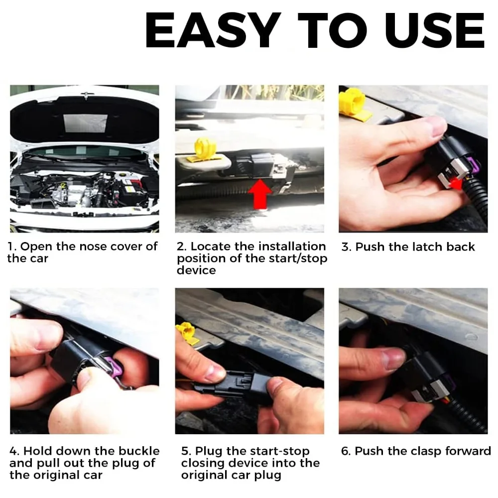 Auto Start Stop Disable/Delete/Eliminator/Canceller for Chevrolet Equinox 2017-2018 Malibu 2016-2018 Cruze Cadillac XT5 Big Plug 5