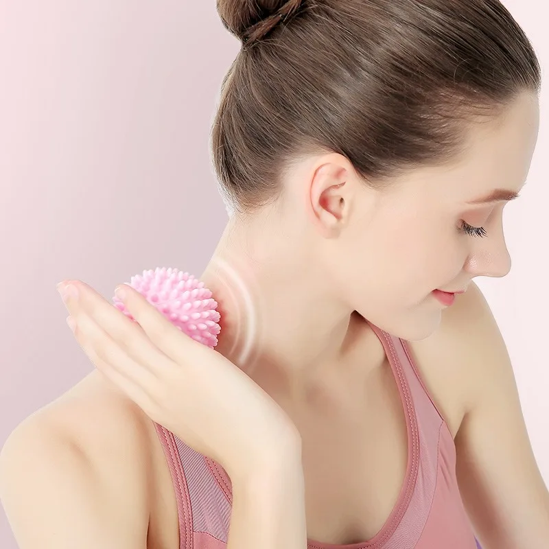 Spiky Massage Ball Exercise Exercise Hand Foot Pain Relief Plantar Relievers Muscle Soreness Relief Gift To Wife/Mom