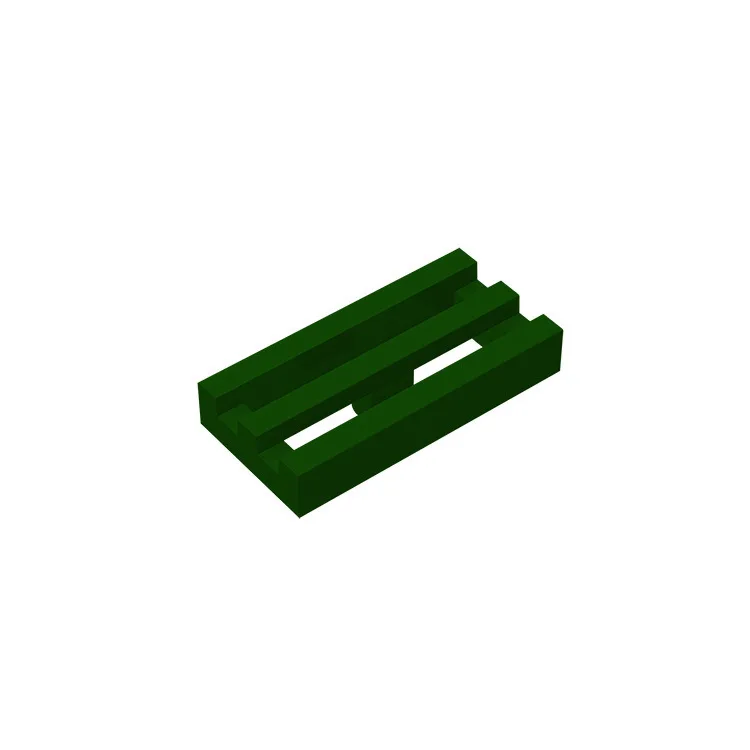 100 stücke MOC High-tech Dicke Bausteine 2412 30244 Fliesen 1x2 Grille Nut Teile DIY pädagogisches Kreative Ziegel Kompatibel Zu – Detail 2