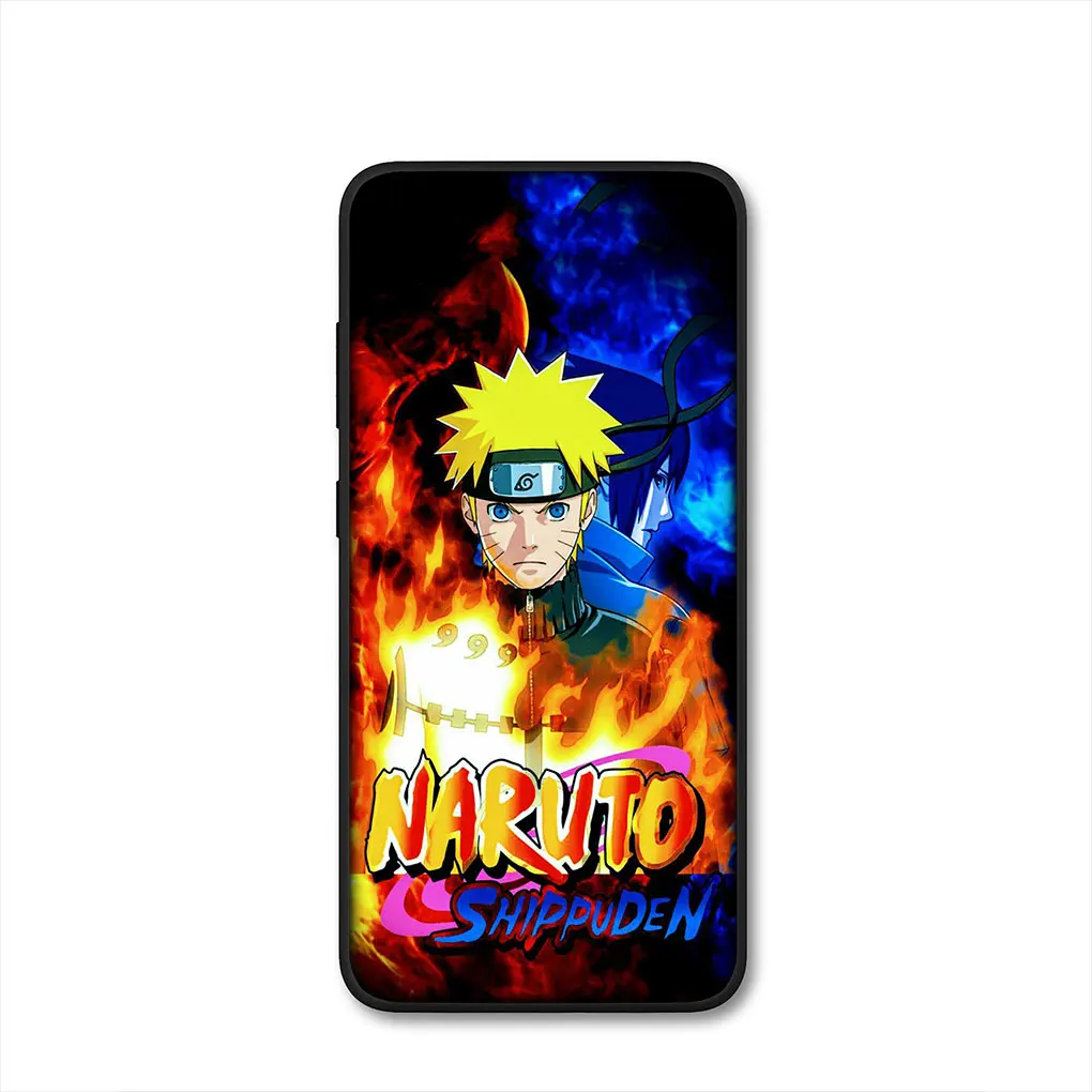 Sleek Anime-Inspired Phone Cover featuring Uchiha Sasuke and Kakashi