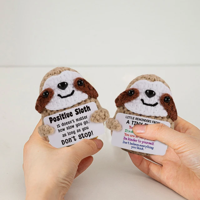 Crochet Doll with Affirmation Card 4