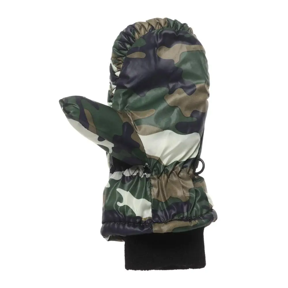 Waterproof Furry Winter Mittens for Kids Skiing Snowboarding