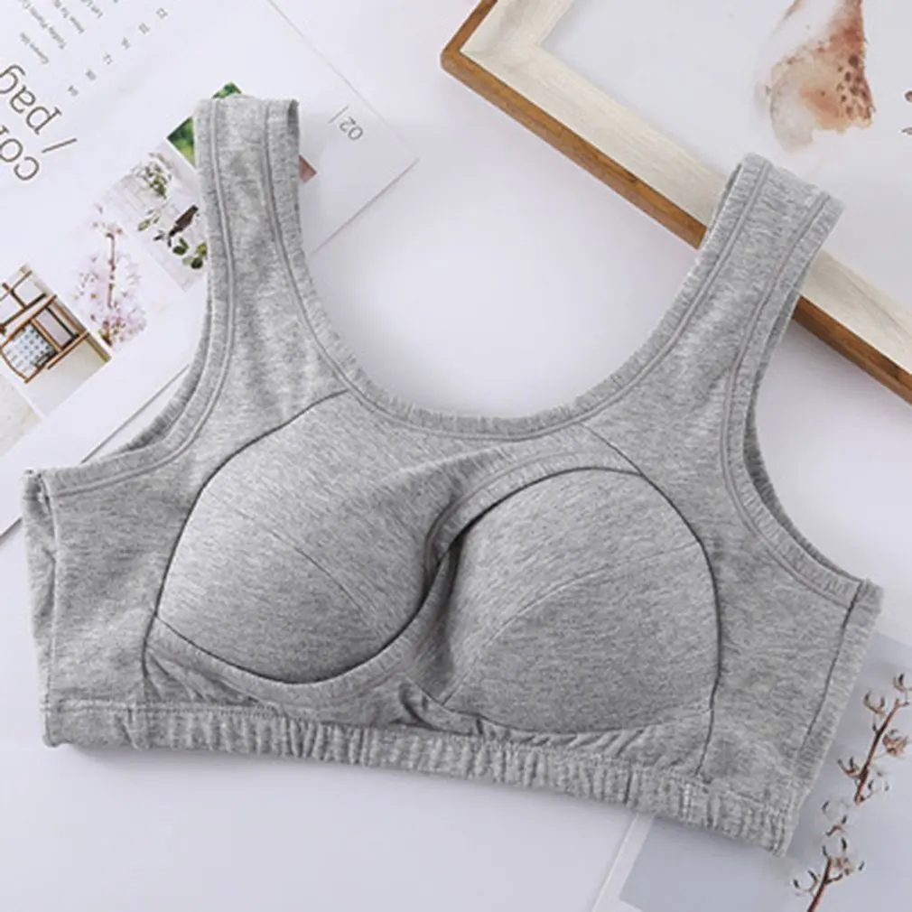 Large Bra Women's Bra Sports Shockproof Traceless Comfortable Underwear Pure Cotton Underwear For Girl