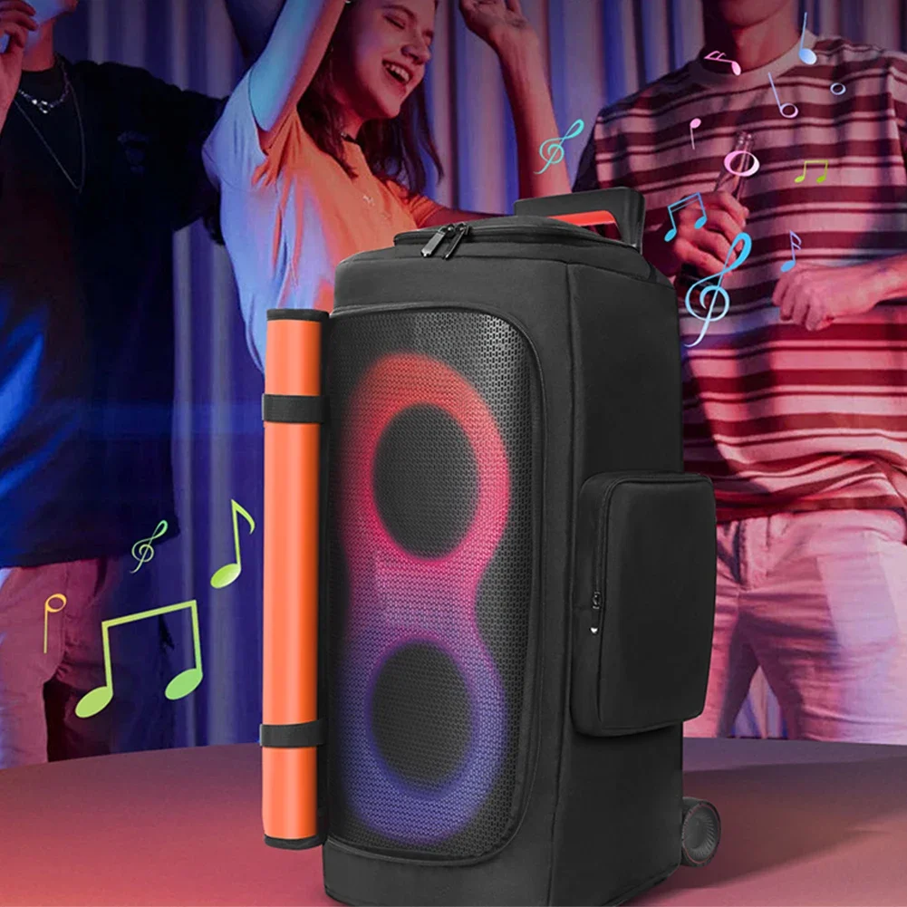 Portable Speaker Dust Cover for JBL PartyBox 520/320/310/120/110 Double-Sided Zipper Closure Speaker Storage Bag Travel Case