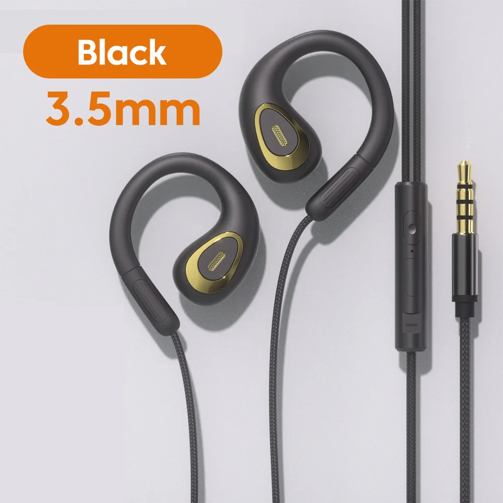 High-Quality Sound Type-C Wired Open Earphones with Deep Bass