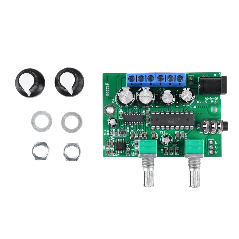 Class D Amplifier Audio Board High-fidelity Digital Power Amplifier Module 2.1 3-Channel Bass Mini Power Amplifier 6W*2+25W - 4