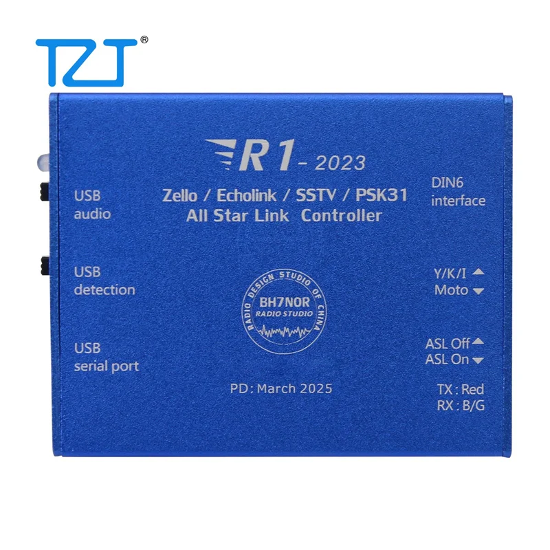 TZT For Echolink & Zello YY Voice Interface Board Controller Radio-Network USB Sound Card Version voice interface board