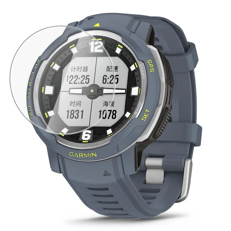 Pellicola Protettiva In Vetro Temperato Duro Per Garmin Instinct Crossover Standard/Tactical Solar Smart Watch Screen Protector Cover