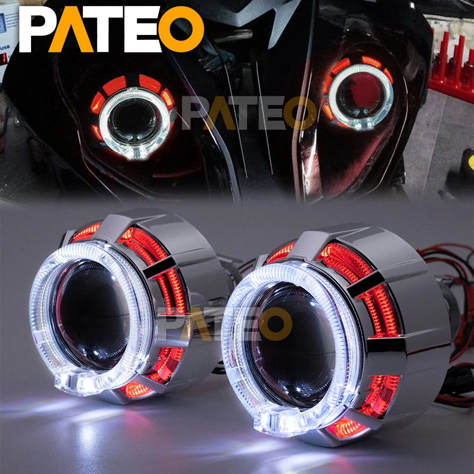 2 Unidades De Led Rojos Con Forma De Ojos De Ángel, Anillos | Envío Gratis