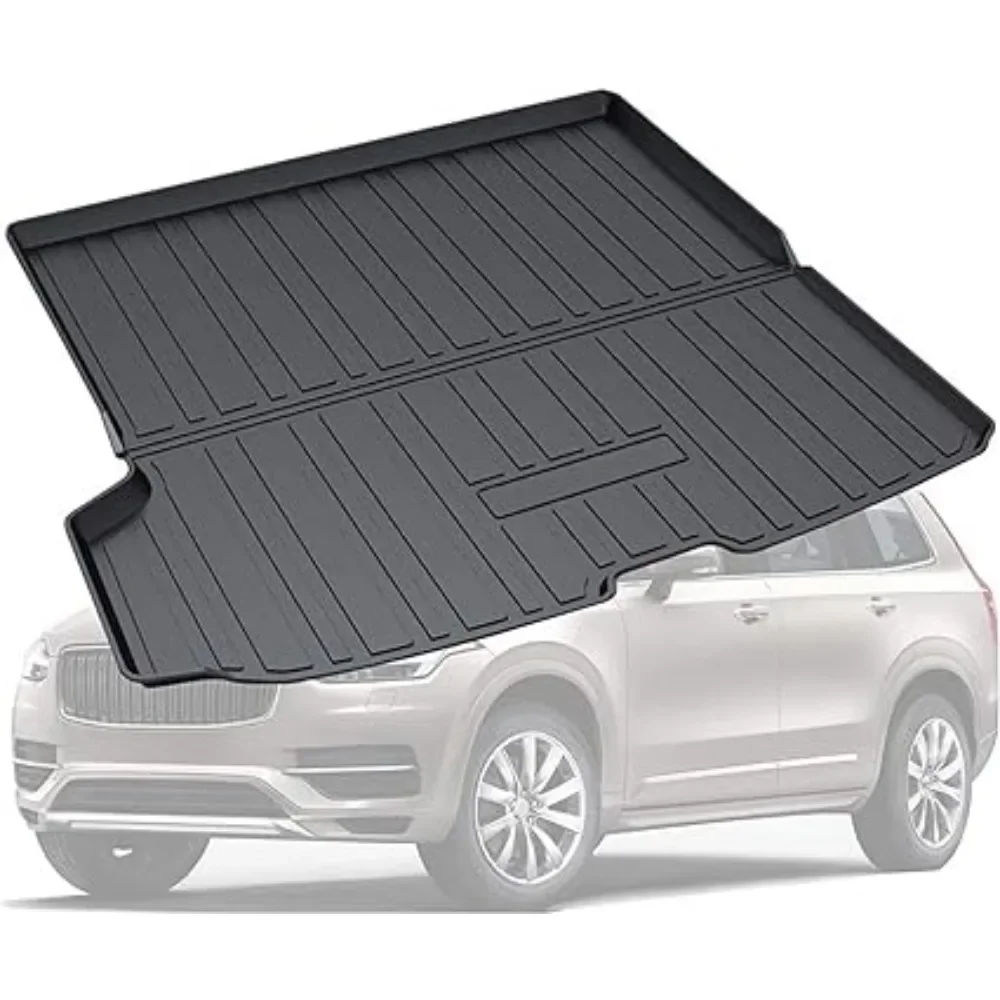 

Автомобильный интерьер, Задняя подкладка для груза, поднос для багажника, напольный коврик, защитный легко Очищаемый TPO против царапин для Volvo XC90 2015-2023
