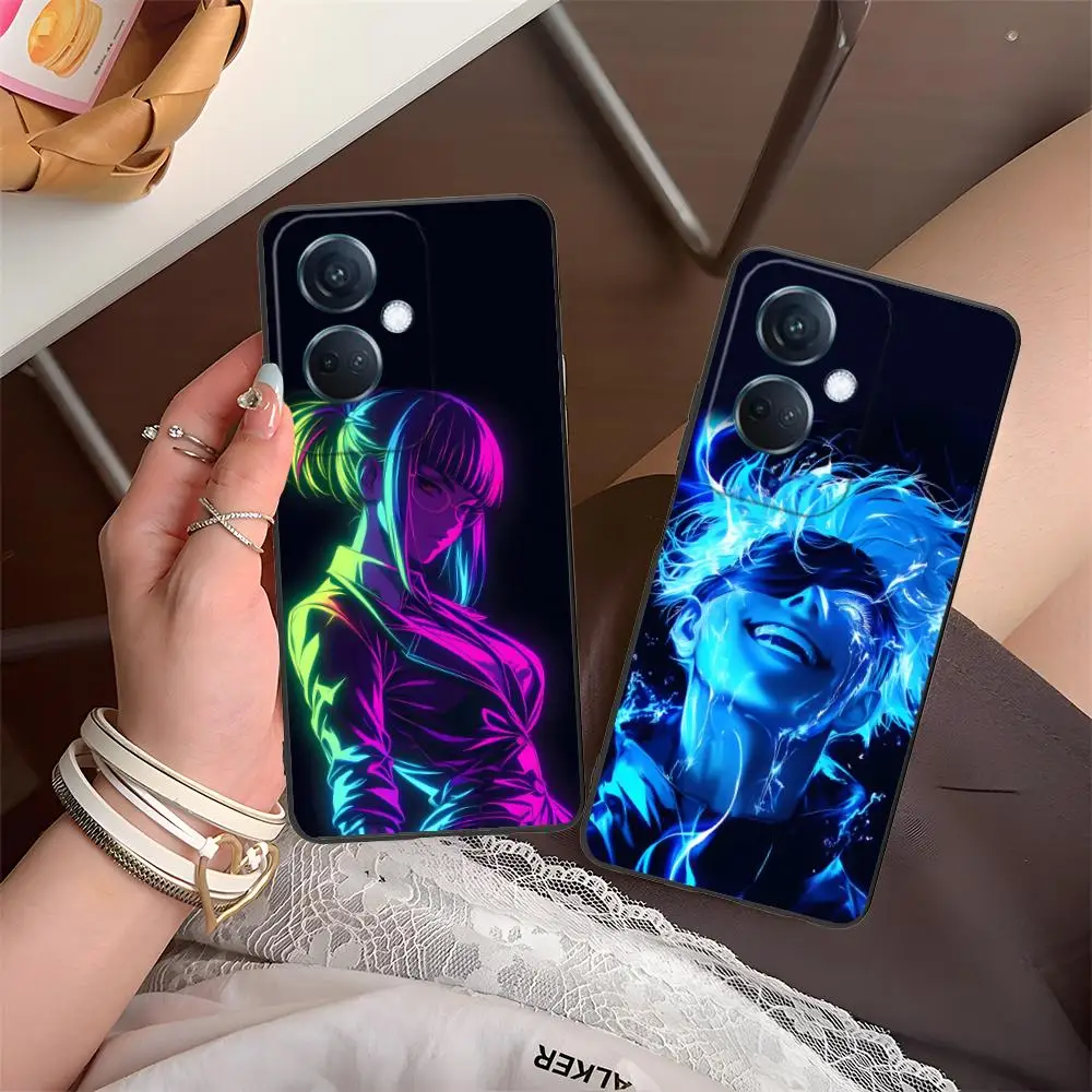Jujutsu Kaisen Neon Colorful Phone Case with Pretty Printing Design