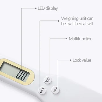 Electronic Kitchen Scale 500g 0.1g LCD Display Digital Weight Measuring Spoon Digital Spoon Scale Mini Kitchen Tool 4
