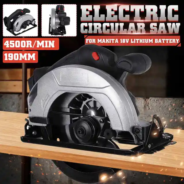 A マキタ 互換 丸のこ 165mm 電動 マルノコ 充電式 木材 合板 18V