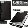 1pc Large Capacity Multifunctional Nursing Clipboard - Heavy Duty Plastic Storage with Low Profile Clip, Pen Holder, 1