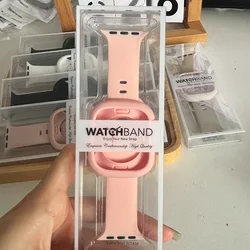 Premium Silicone Strap with Soft Protective Case - 45mm series 7 8 9 (Vintage rose 32)