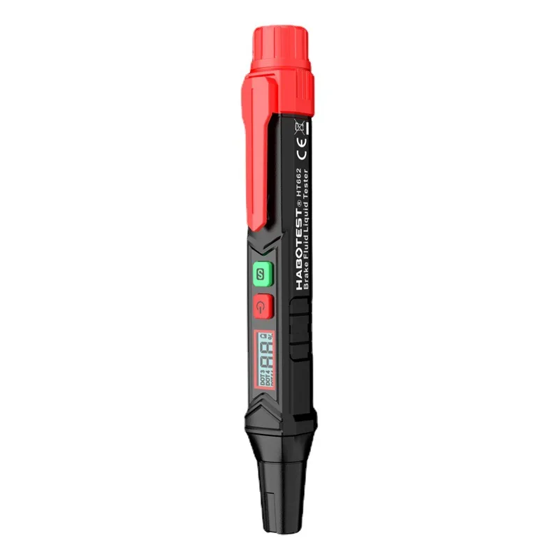 

Тестер тормозной жидкости F50 HT662, цифровой ручка с ЖК дисплеем для обнаружения тормозного масла, автомобильный детектор содержания тормозной жидкости с сигналом