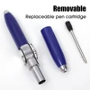 Metal Luminous Spinner LED Light Spinning Pens Release Pressure Student Gift Spinning Ballpoint Pen Twirling LED Rotating Toys 5