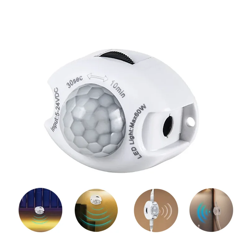 Light Controller Sensor Smart Switch DC5-24V Infrared Motion Detection LED Light Strip Mini Module Human Motion Sensor Detector