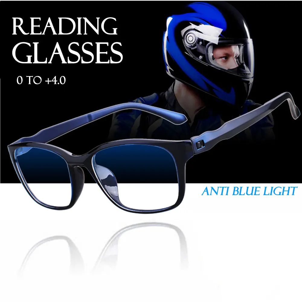 

Men Reading Glasses Anti Blue Light Computer Glasses Presbyopic Eyeglasses 0 To +4.0 Eye Glasses for Men Reading Glasses Women