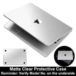 Sleek Matte Protective Case for MacBook Air & Pro - 2026 Edition (Matte Clear)