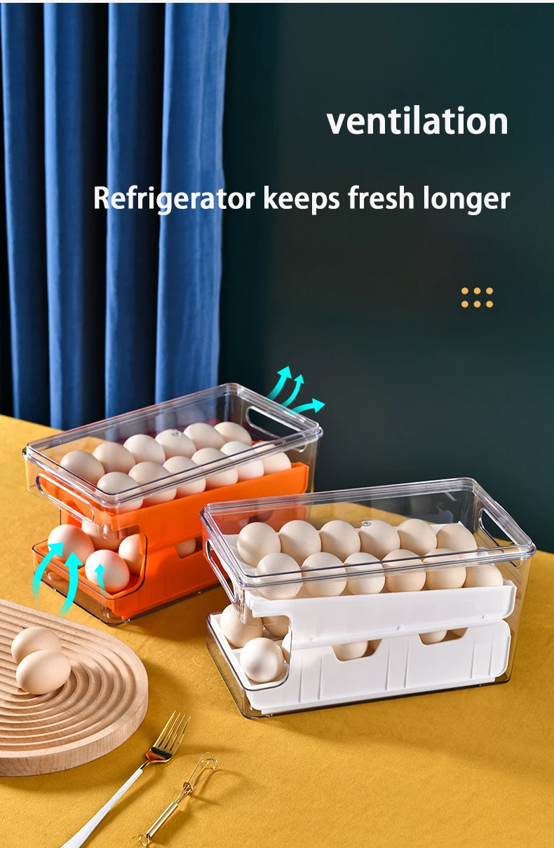 Porte Boîte En Plastique Pour Rangeent D’œufs Sur Plateau, Support D