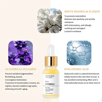 Permanent Hair inhibition Serum Powerful Painless Armpit Leg Arms Depilatory Fast Restrain Hair Growth Inhibitor Body Care - Image 4