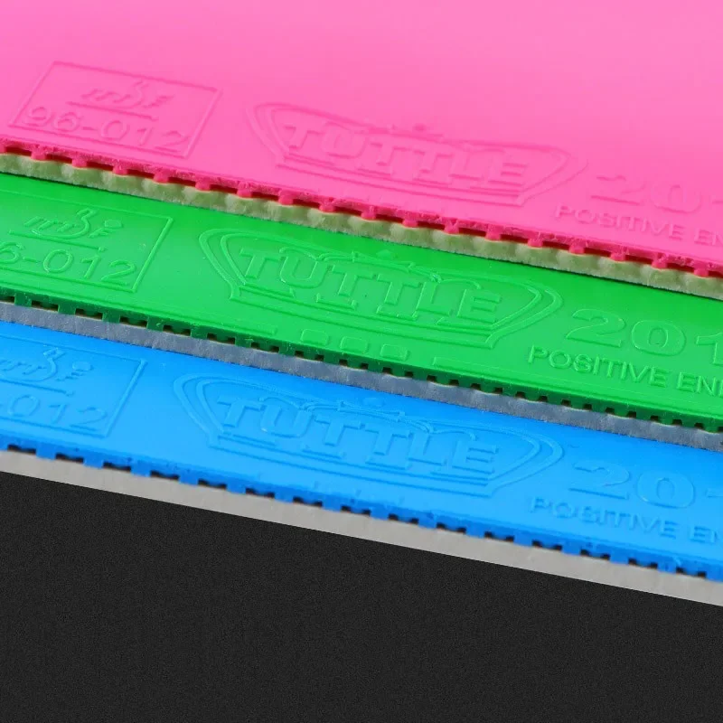 TUTTLE Positive Energy Table Tennis Rubber Pink Blue Green Purple Rubber ITTF Table Tennis Pingpong table tennis rubber