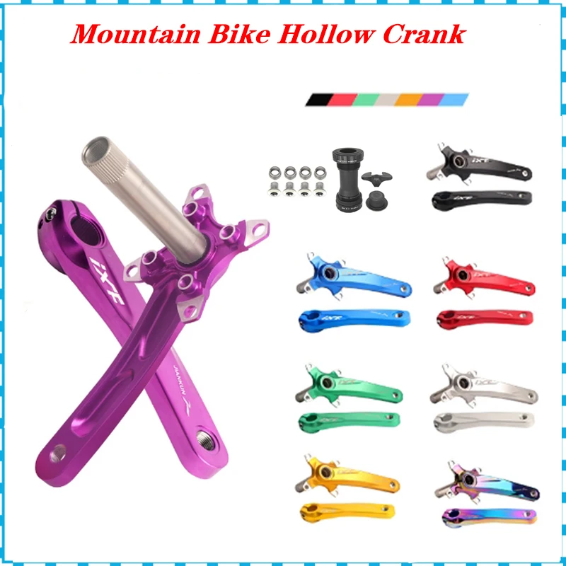 

IXF MTB Cranks Bicycle Integrated Mountain Bike Hollowtech Crankset 104BCD Connecting Rods 170mm Chainring 32/34/36/38/40/42T