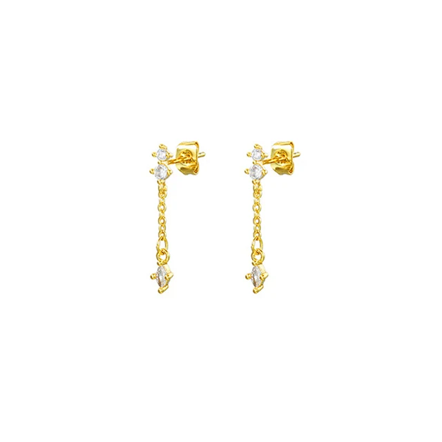 1 paire Vintage en acier inoxydable chaîne gland boucles d'oreilles pour femme rétro Punk unisexe Rock boucles d'oreilles Cartilage Piercing bijoux