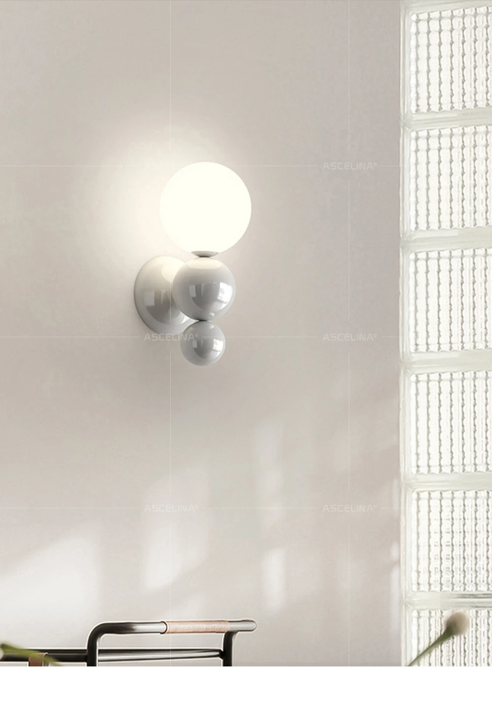 PearlGlow Wall Lamp