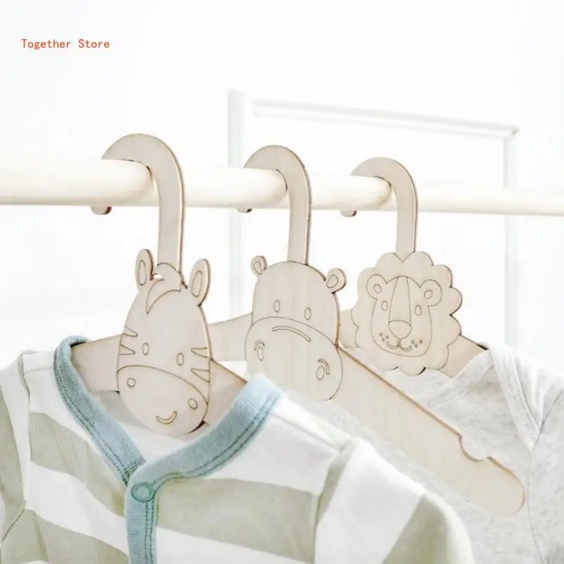 10pcs Toddler Hangers for Nursery Room Decoration and Clothing Storage 6XDD 3