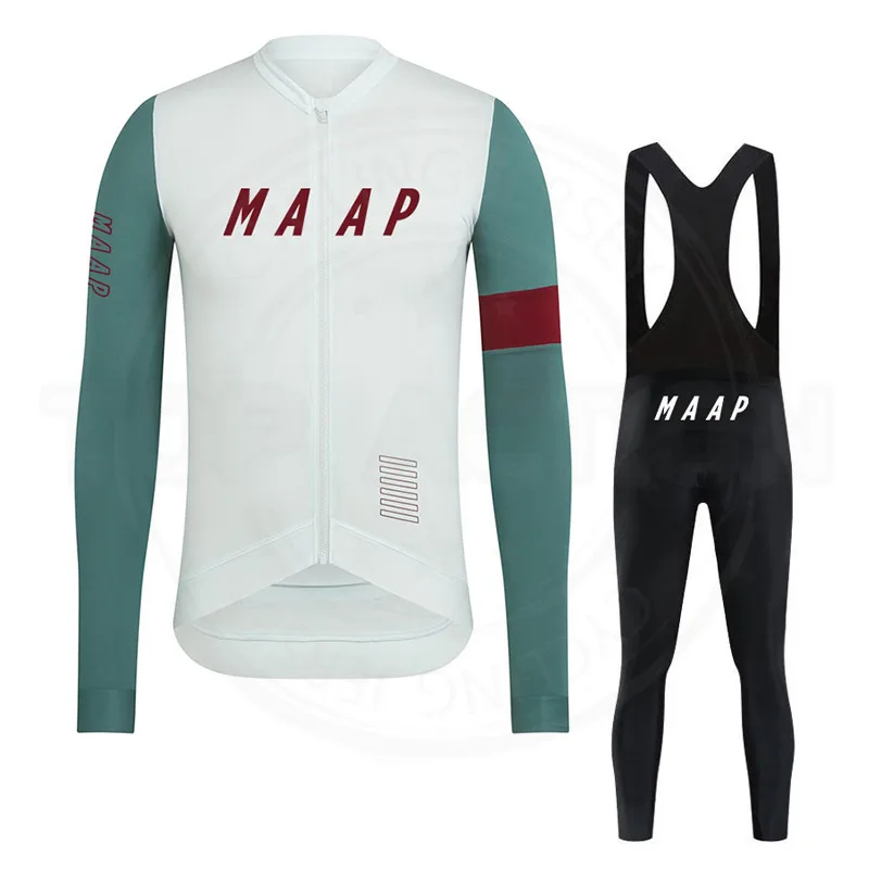 2022 Maap Autumn New Cycling Clothing Set Long Sleeve Jersey Bike ...