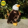 Bald Eagle High Fidelity Eagle Plushie Raptor Falcon Plush Toys Lifelike Animals Simulation Stuffed Doll Kawai Toy Gifts 5